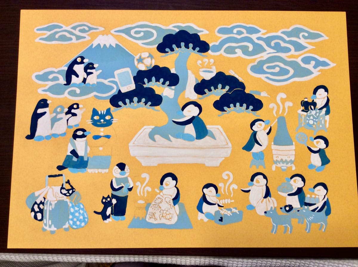 こまつか苗 「賀集さんみたいな盆栽」制作中