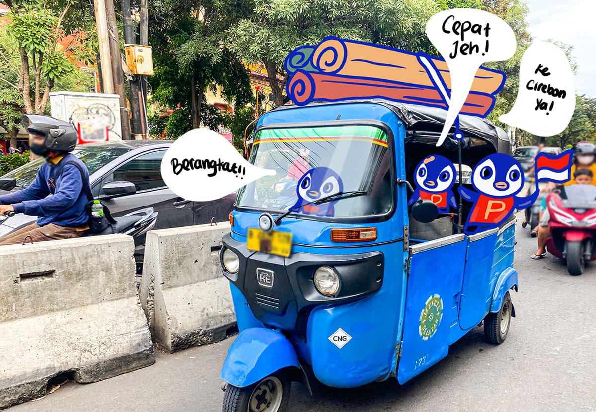 プトリ・スシロ 「バジャイでチレボンへ」