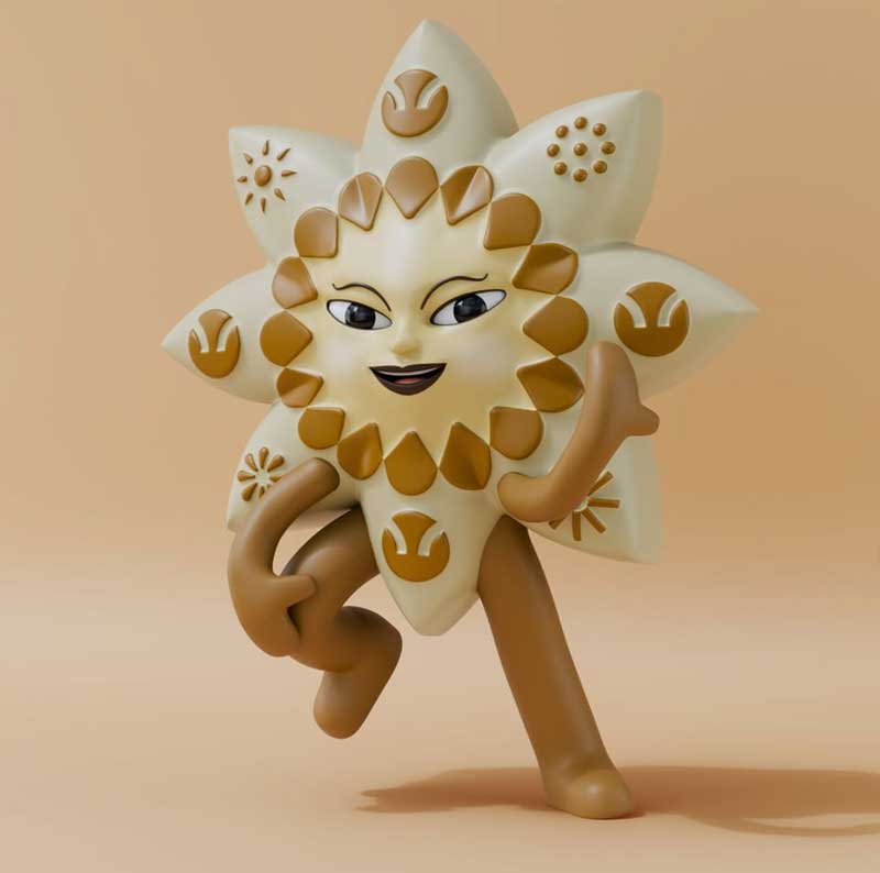 インドネシアの「文化」を表す「トゥンバヤ」（万博インドネシアパビリオンのインスタグラムより）