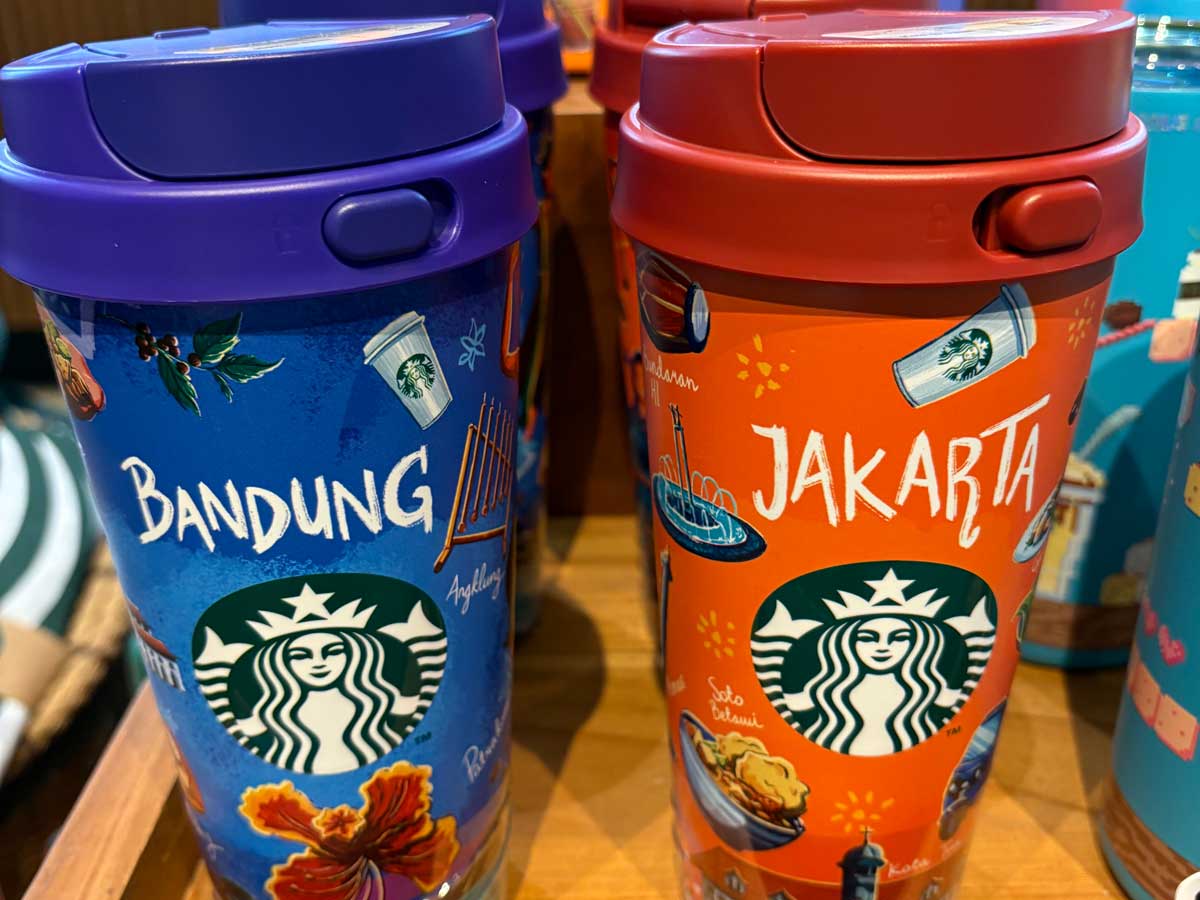 インドネシアのどの街が好き？　スタバのタンブラー「インドネシア・シティー」コレクションが登場