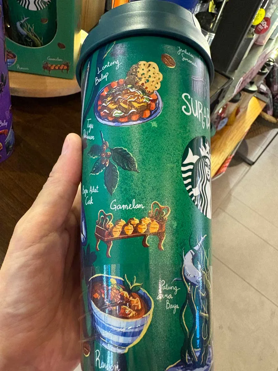 どれだけわかる？ スタバのタンブラー「インドネシア・シティー