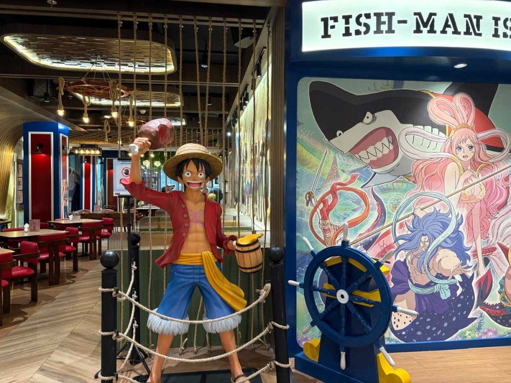 「ワンピース」はインドネシアでも大人気。ジャカルタ・スナヤンパーク内の「ワンピースカフェ」では、ワンピースの世界を楽しめる