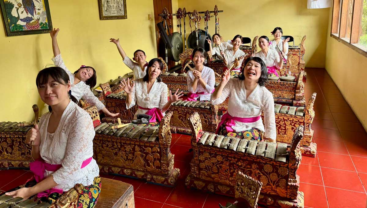 バリガムランは自分で演奏してこそ面白い！　はなさんの「私のイし（インドネシア推し）」