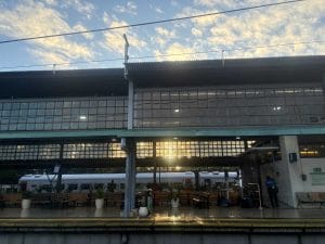 朝のパサールスネン駅