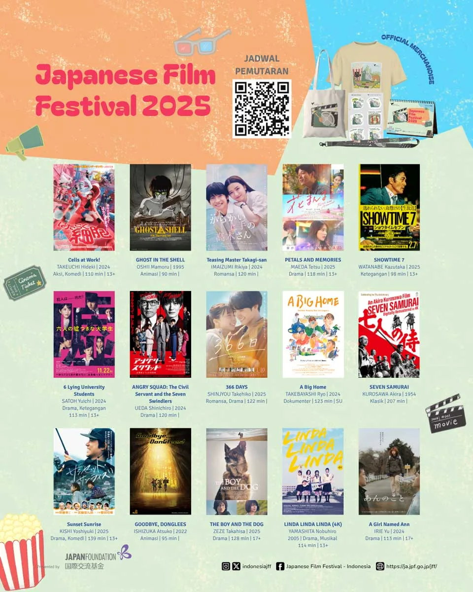 黒澤明から菅田将暉まで！ 日本映画祭、ジャカルタなど9都市で11月6日