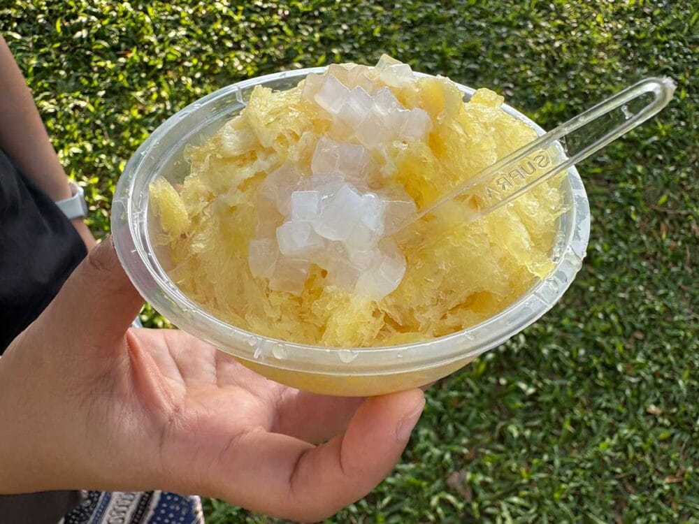 ゴールデン・スパークリングのかき氷
