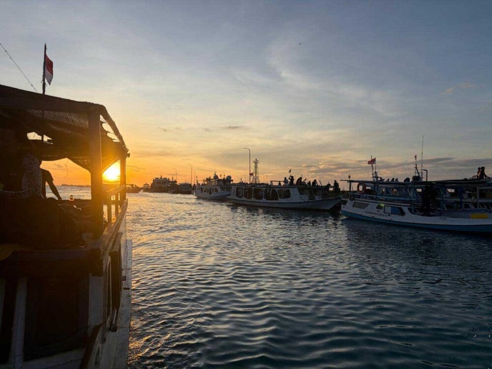 美しい夕日