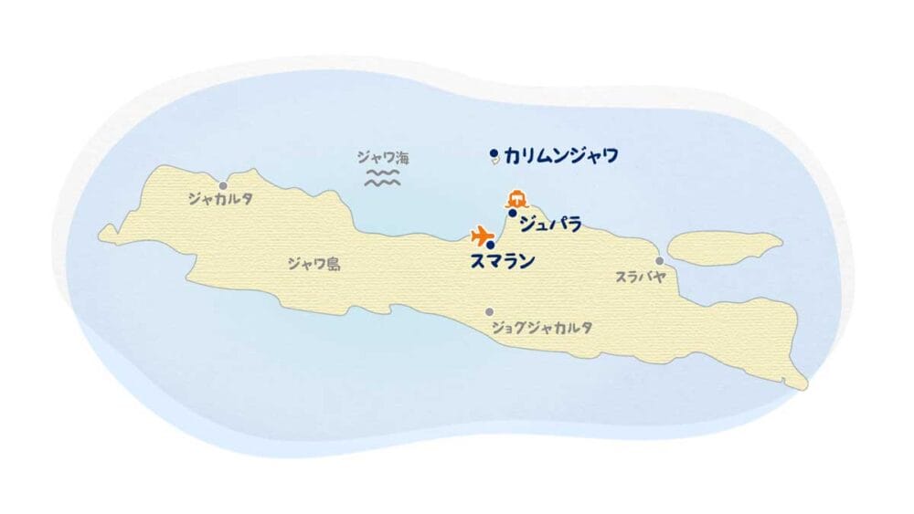 カリムンジャワ地図