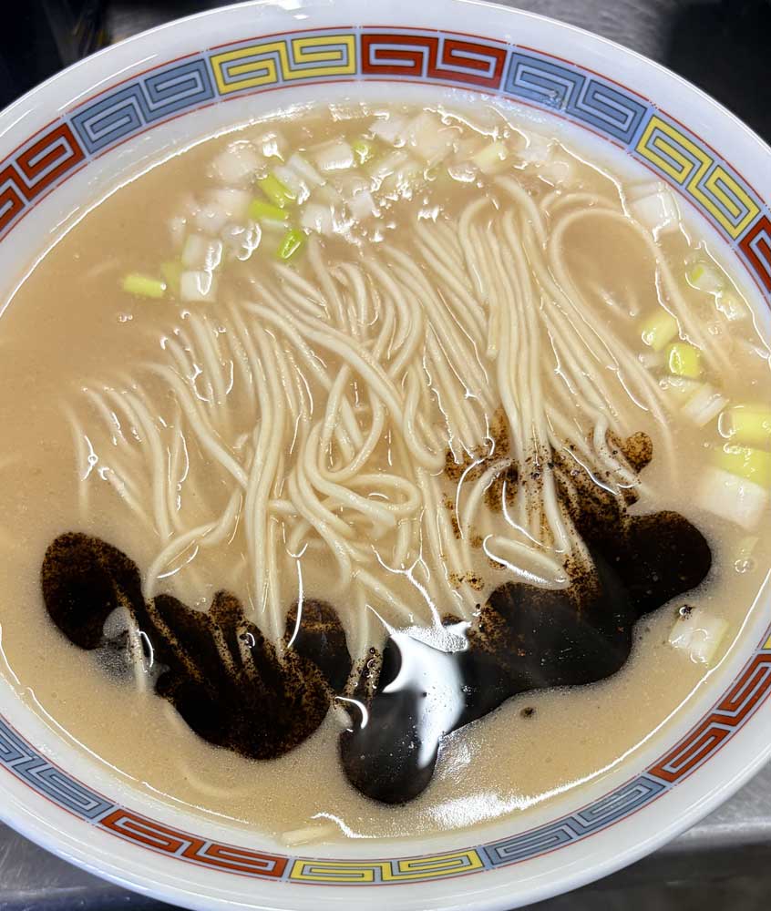 マー油を使ったラーメン